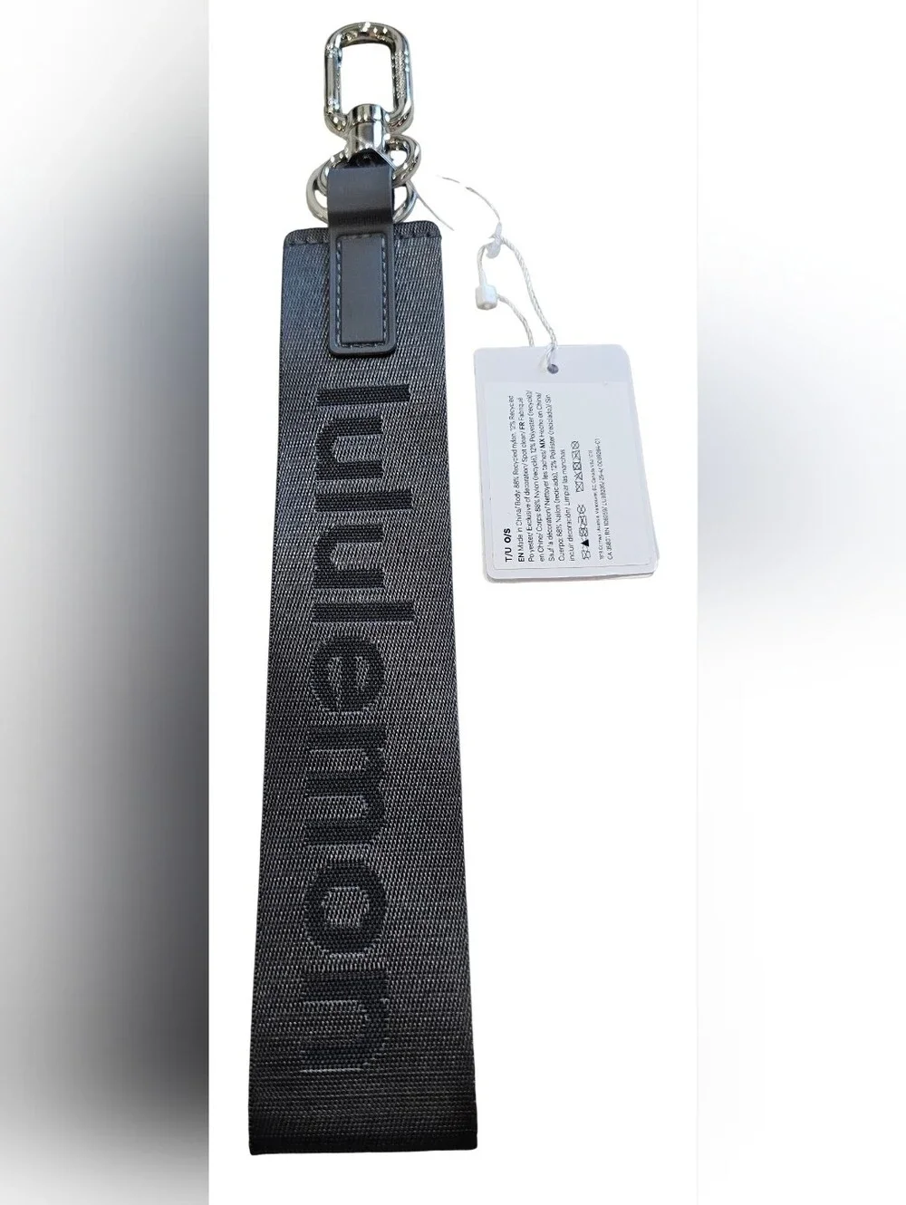 Lululemon Never Lost Keychain In Gray, New!